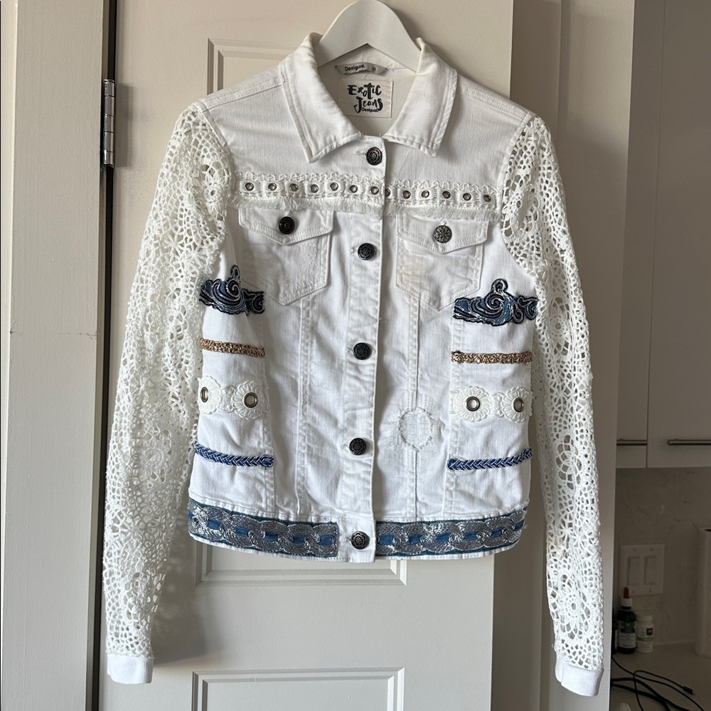 DESIGUAL
Andra Crocheted Sleeve Jacket - Picture 5 of 8